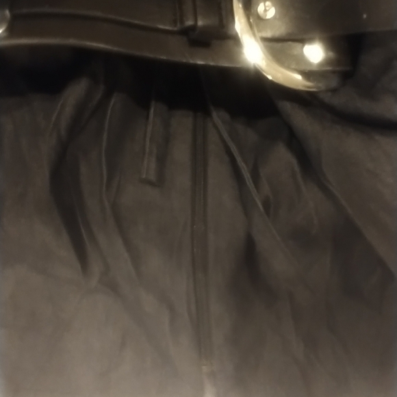 Vintage jean coat with leather belt and faux‎ fur collar Linda Lundstrom - Picture 9 of 9